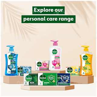 Dettol Original Germ Defence 150gm Pack Of 5 Soaps