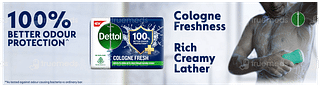 Dettol Cologne Fresh 100gm Pack Of 4 Soaps