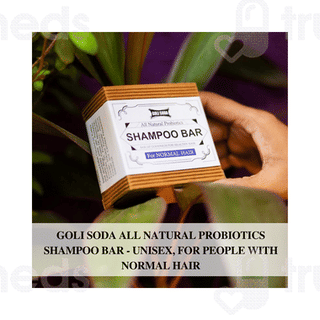 Goli Soda All Natural Probiotics For Normal Hair Shampoo Bar 90gm