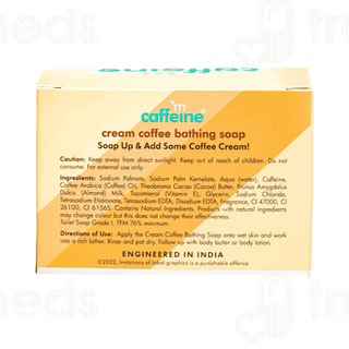 Mcaffeine Cream Coffee Bathing Soap 75gm