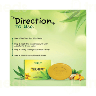 Sunny Herbals Turmeric Soap 75Gm