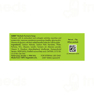 Sunny Herbals Turmeric Soap 75gm