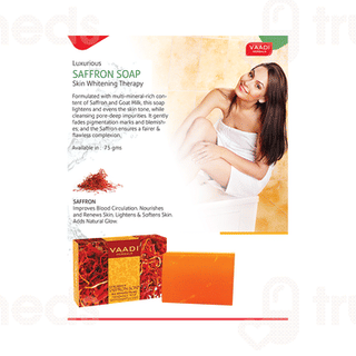 Vaadi Herbals Luxurious Saffron Soap 75gm