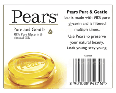Pears Pure And Gentle Bathing Bar 60Gm