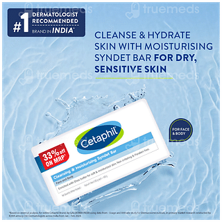 Cetaphil Cleansing & Moisturising Syndet Bar 100gm Pack Of 4