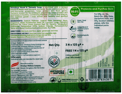 Himalaya Herbals Neem & Turmeric Soap 125gm Buy 3 Get 1 Free
