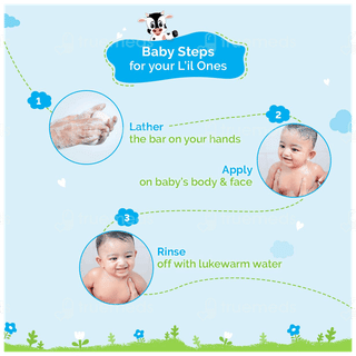 Mamaearth Milky Soft Bathing Bar For Babies 75Gm Pack Of 2