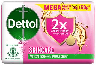Dettol Skincare 2x Moisturisers With Argan Oil Soap 150gm