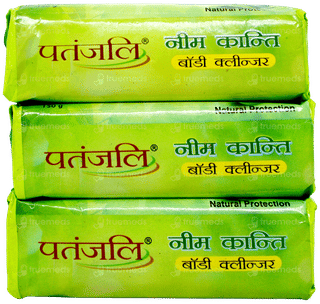 Patanjali Neem Kanti 150Gm Pack Of 3 Body Cleanser