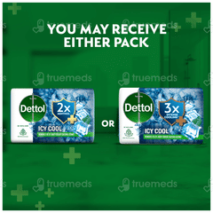 Dettol Icy Cool 3x Intense Cooling + Soap 100gm