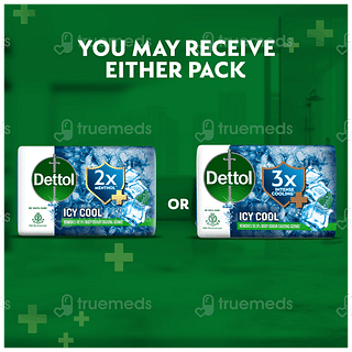 Dettol Icy Cool 3x Intense Cooling + Soap 100gm