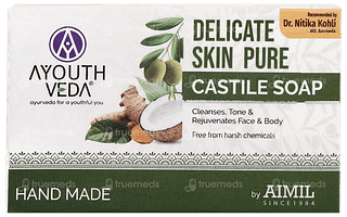 Ayouthveda Delicate Skin Pure Castile Soap 110gm