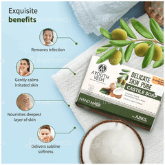 Ayouthveda Delicate Skin Pure Castile Soap 110gm