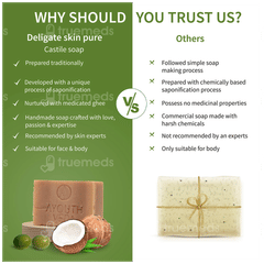 Ayouthveda Delicate Skin Pure Castile Soap 110gm