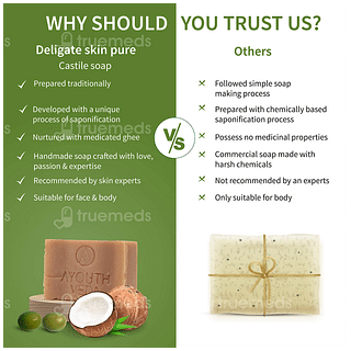 Ayouthveda Delicate Skin Pure Castile Soap 110gm