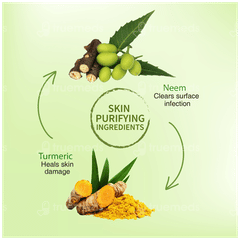 Ayouthveda Neem & Turmeric Herbal Antiseptic Soap 100gm
