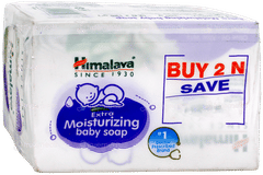 Himalaya Extra Moisturizing Baby Soap 125Gm Pack Of 2