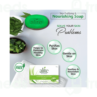 Alite Active Neem And Aloe Vera Soap 75gm