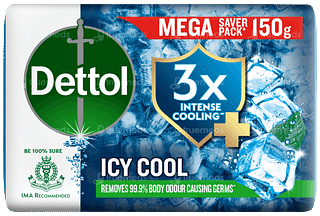 Dettol Icy Cool 3x Intense Cooling + Soap 150gm