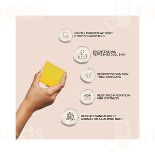 Ashpveda Sandalwood & Turmeric Body Bar 75gm