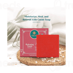 Ashpveda Hydrating Gulab Body Bar 75gm