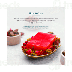 Ashpveda Hydrating Gulab Body Bar 75gm