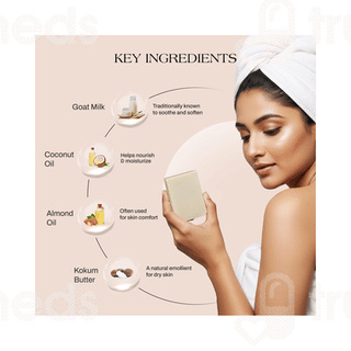 Ashpveda Goat Milk Body Bar 100Gm