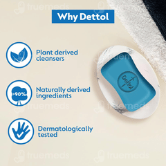 Dettol Icy Cool 3X Intense Cooling + 100Gm Pack Of 4 Soaps