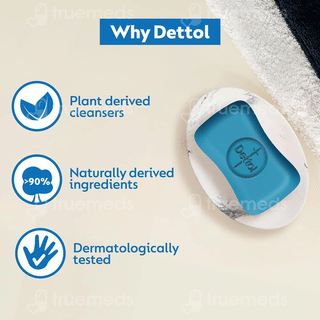 Dettol Icy Cool 3X Intense Cooling + 100Gm Pack Of 4 Soaps
