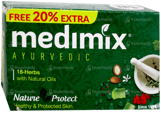 Medimix Ayurvedic 18 Herbs Soap 125Gm + 20% Extra