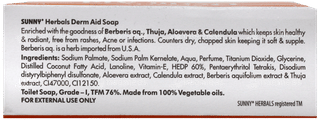 Sunny Herbals Derm Aid 75gm Pack Of 3 Soap With Aloevera Calendula Cream 20gm Free
