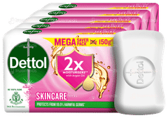 Dettol Skincare 2x Moisturisers 150gm Pack Of 5 Soaps