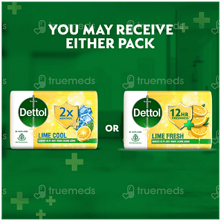 Dettol Lime Fresh 150gm Pack Of 5 Soaps