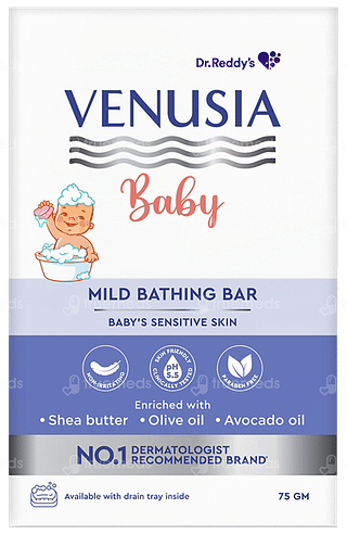 Venusia Baby Mild Bathing Bar 75gm