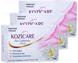 Kozicare Skin Lightening 75gm Pack Of 3 Soaps