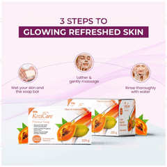 Kozicare New Papaya 75gm Pack Of 3 Soaps