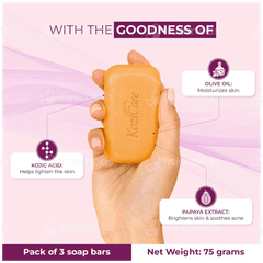 Kozicare New Papaya 75gm Pack Of 3 Soaps