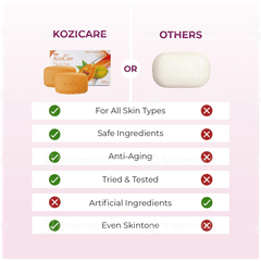 Kozicare New Papaya 75gm Pack Of 3 Soaps