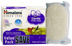 Himalaya Gentle Baby 75Gm Value Pack Of 4 Soaps