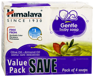 Himalaya Gentle Baby 75Gm Value Pack Of 4 Soaps