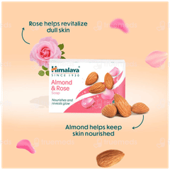 Himalaya Almond & Rose Soap 75Gm