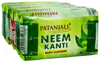 Patanjali Neem Kanti New Body Cleanser 75Gm Buy 4 Get 1 Free