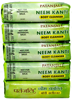 Patanjali Neem Kanti New Body Cleanser 75Gm Buy 4 Get 1 Free