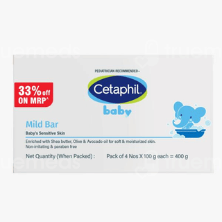 Cetaphil Baby Mild Bar 100Gm Pack Of 4