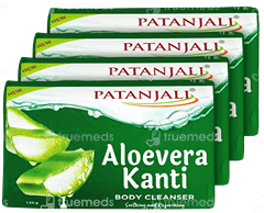 Patanjali Aloevera Kanti New 150Gm Pack Of 4 Body Cleanser