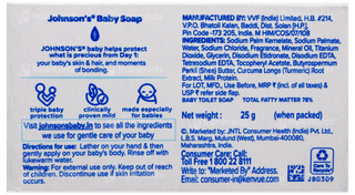 Johnsons Baby New & Improved Soap 25Gm