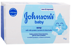 Johnsons Baby New & Improved Soap 75Gm