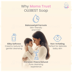 Olebest Baby Cleansing Bar 75gm