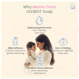 Olebest Baby Cleansing Bar 75gm