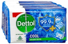 Dettol Cool With Crispy Menthol 45Gm Pack Of 4 Soaps